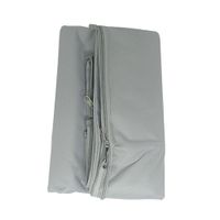 Funda / Forro Para Lavadoras Lona Grueso 10 - 15kg Gris