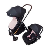 Coche Para Bebé Baby Kits Vox Ts Con Portabebé Rosa