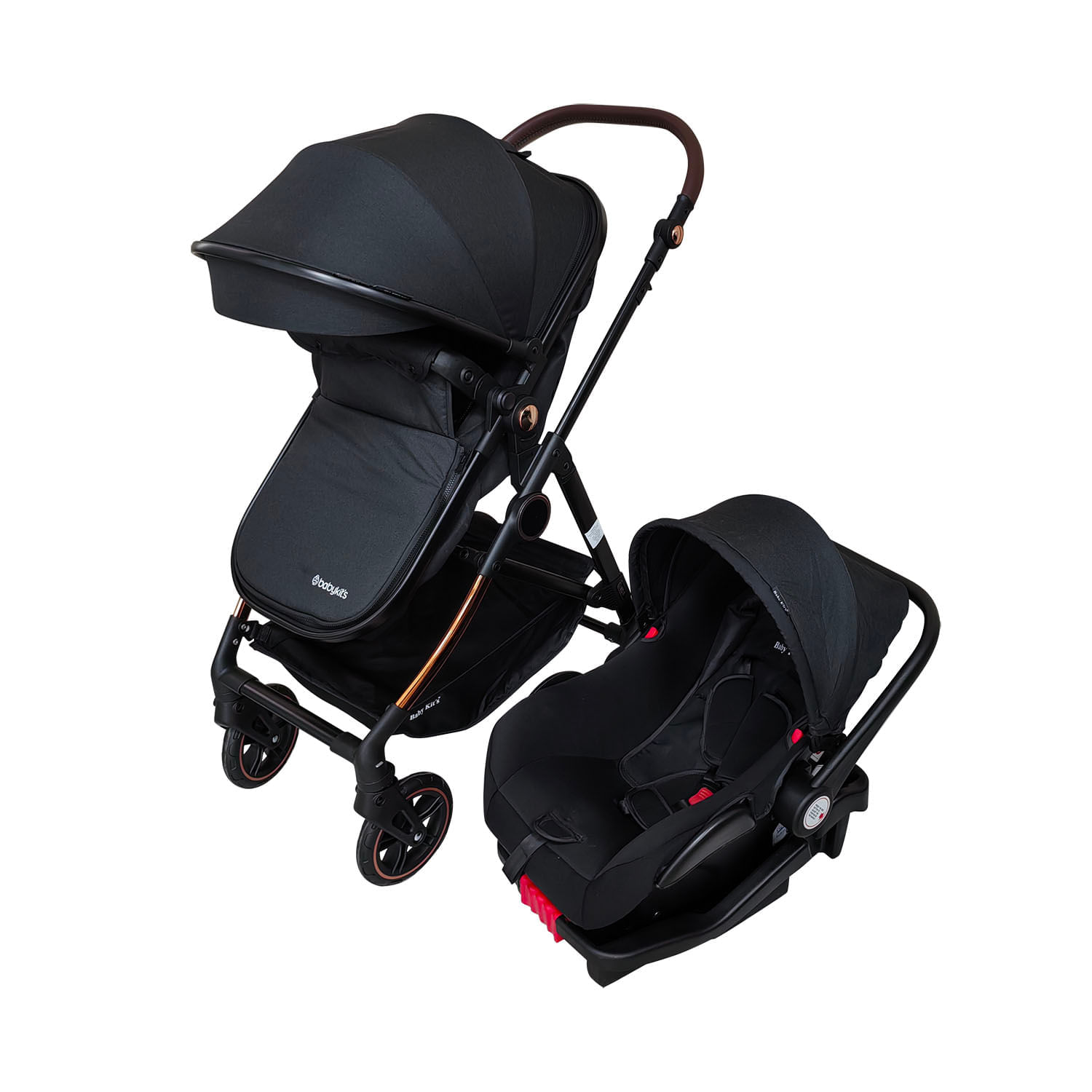 Coche Para Bebé Baby Kits Vox Ts Con Portabebé Negro