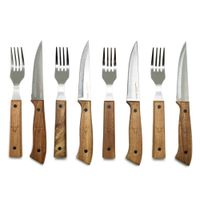 SET DE CUCHILLOS Y TENEDORES PRM 8 PCS WAYU