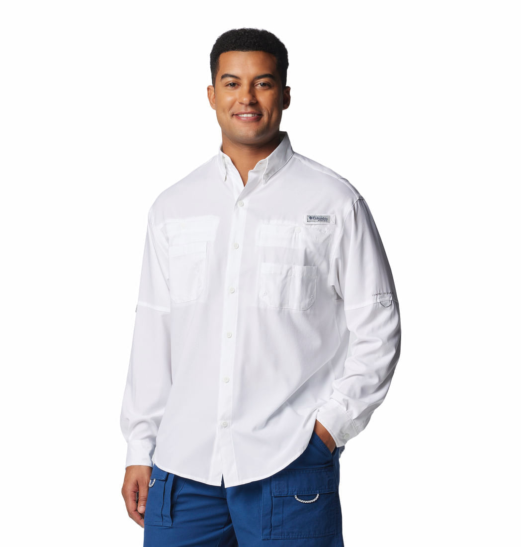 CAMISA COLUMBIA MANGA LARGA BAHAMA II PARA HOMBRE