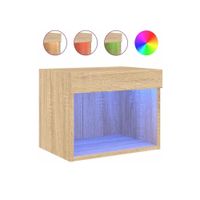 Velador Clásico Flotante Maggy Luz LED Color Duna 1 cajón TU MESITA
