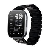 Correa de Metal Para Amazfit Bip 6 Magnetico Negro