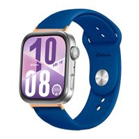 Correa Silicona Para Huawei Watch Fit 4 Broche Metal Gold Rose Azul