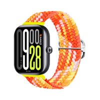 Correa de Nylon Para Xiaomi SmartBand 9 Pro Tricolor Naranja