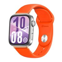 Correa Silicona Para Huawei Watch Fit 4 Broche Metal Gold Rose Naranja