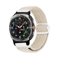 Correa de Nylon Para Samsung Galaxy Watch Ultra Crema
