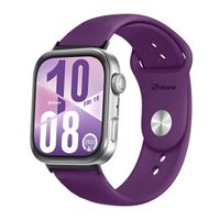 Correa Silicona Para Huawei Watch Fit 4 Broche Metal Black Morado