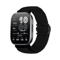 Correa de Nylon Para Amazfit Bip 6 Broche PVC Negro