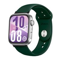 Correa Silicona Para Huawei Watch Fit 4 Broche Metal Black Verde Oscuro