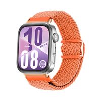 Correa de Nylon Para Huawei Watch Fit 4 Broche PVC Gold Rose Naranja