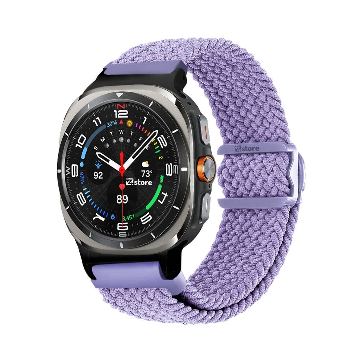 Correa de Nylon Para Samsung Galaxy Watch Ultra Lila