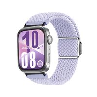 Correa de Nylon para Huawei Watch Fit 4 Broche Magnético Black Lila