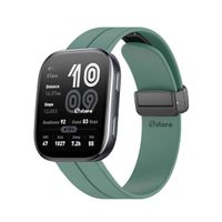 Correa Silicona Para Amazfit Bip 6 Broche Magnético Verde Pino