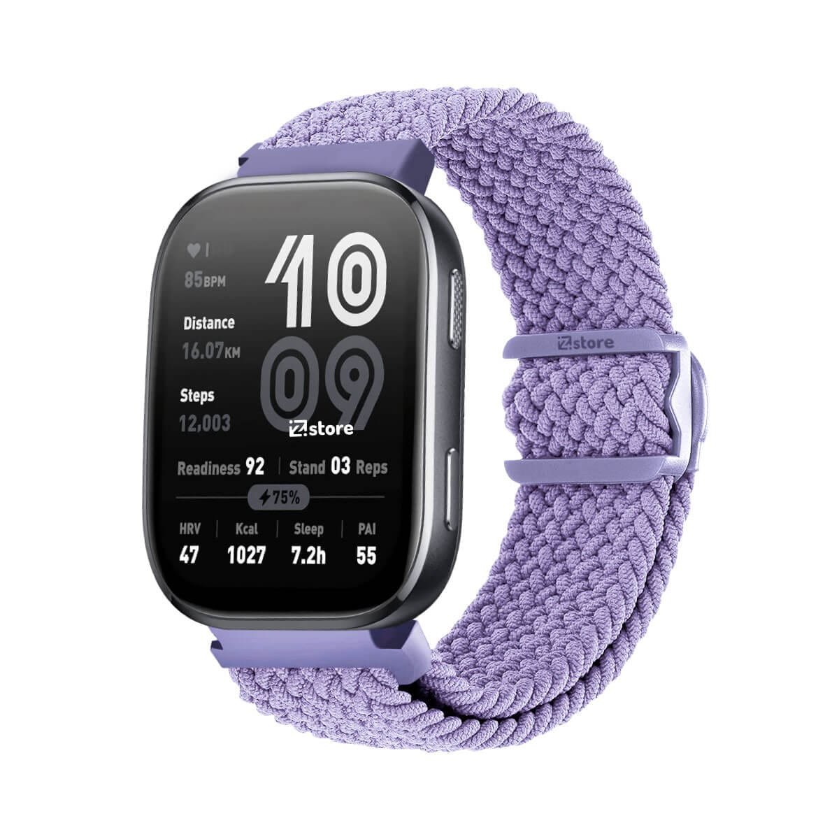 Correa de Nylon Para Amazfit Bip 6 Broche PVC Lila