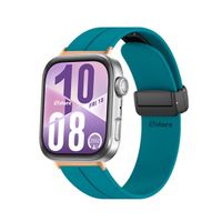 Correa Silicona Para Huawei Watch Fit 4 Broche Magnetico Gold Rose Azul Turquesa
