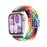 Correa de Nylon para Huawei Watch Fit 4 Broche Magnético Gold Rose Multicolor Negro