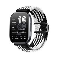 Correa de Nylon Para Amazfit Bip 6 Broche PVC Negro Bicolor