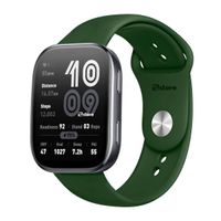 Correa Silicona Para Amazfit Bip 6 Broche Verde Militar