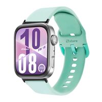 Correa Silicona Para Huawei Watch Fit 4 Hebilla Black Verde Esmeralda