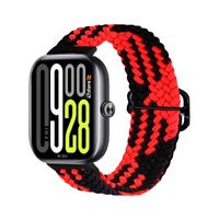 Correa de Nylon Para Xiaomi SmartBand 9 Pro Bicolor Rojo