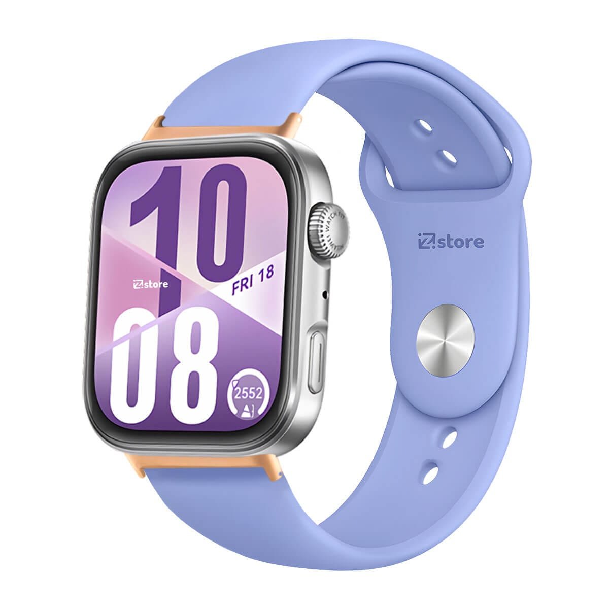 Correa Silicona Para Huawei Watch Fit 4 Broche Metal Gold Rose Lavanda