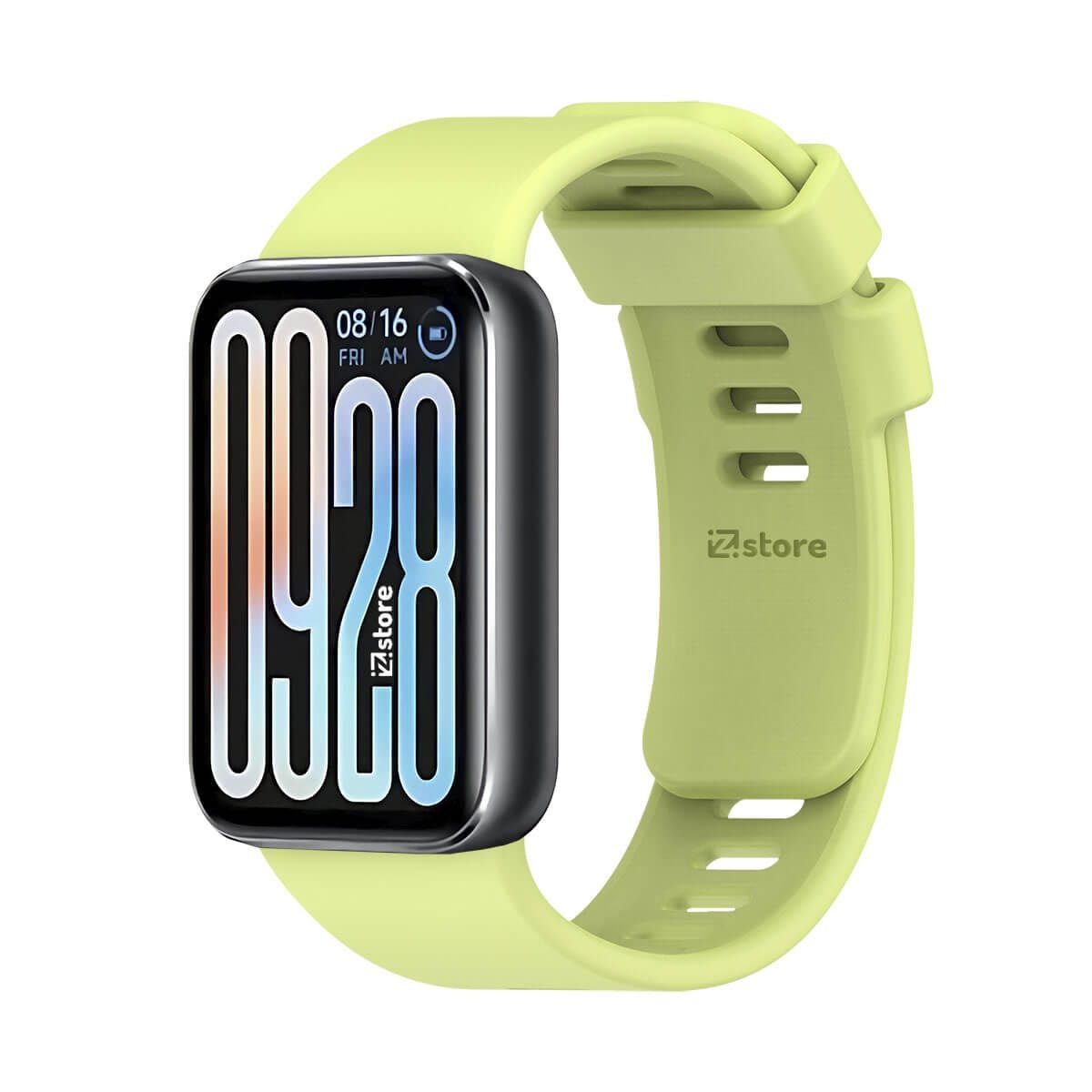 Correa Silicona Para Xiaomi SmartBand 9 Pro Verde Limon