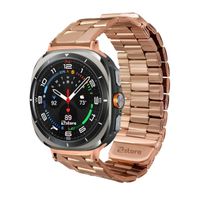 Correa de Metal Para Samsung Galaxy Watch Ultra Gold Rose