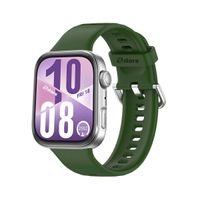 Correa Silicona Para Huawei Watch Fit 4 Verde Militar