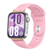 Correa Silicona Para Huawei Watch Fit 4 Broche Metal Gold Rose Rosado