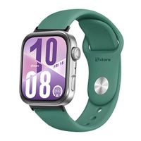 Correa Silicona Para Huawei Watch Fit 4 Broche Metal Black Verde Pino