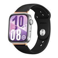 Correa Silicona Para Huawei Watch Fit 4 Broche Metal Gold Rose Negro