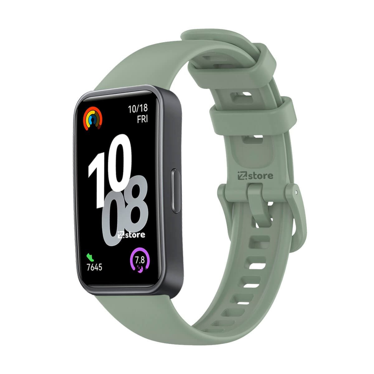 Correa Para Huawei Band Verde Gris