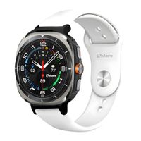 Correa Silicona Para Samsung Galaxy Watch Ultra Broche Blanco