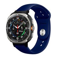 Correa Silicona Para Samsung Galaxy Watch Ultra Broche Azul Oscuro
