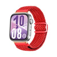 Correa de Nylon Para Huawei Watch Fit 4 Broche PVC Gold Rose Rojo