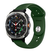 Correa Silicona Para Samsung Galaxy Watch Ultra Broche Verde Militar