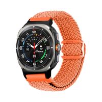 Correa de Nylon Para Samsung Galaxy Watch Ultra Naranja