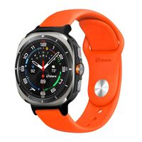 Correa Silicona Para Samsung Galaxy Watch Ultra Broche Naranja