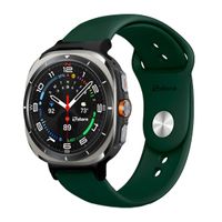 Correa Silicona Para Samsung Galaxy Watch Ultra Broche Verde Oscuro