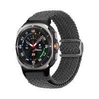 Correa de Nylon Para Samsung Galaxy Watch Ultra Gris
