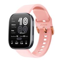Correa Silicona Para Amazfit Bip 6 Hebilla Rosado
