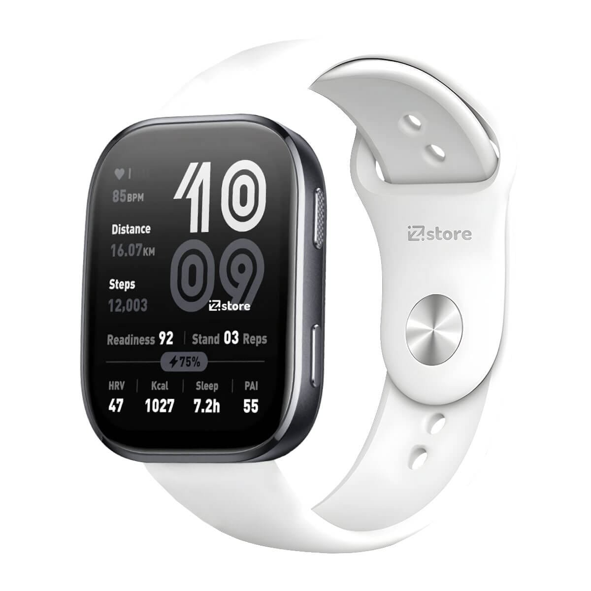 Correa Silicona Para Amazfit Bip 6 Broche Blanco