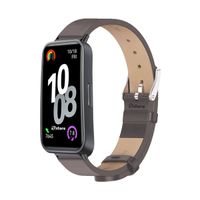 Correa de Cuero Para Huawei Band 9 Gris