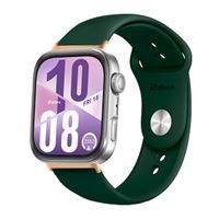 Correa Silicona Para Huawei Watch Fit 4 Broche Metal Gold Rose Verde Oscuro