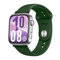 Correa Silicona Para Huawei Watch Fit 4 Broche Metal Black Verde Militar