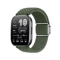 Correa de Nylon Para Amazfit Bip 6 con Broche Magnético Verde militar