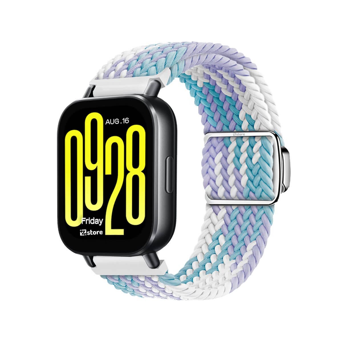 Correa de Nylon Para Redmi Watch 5 Active con Broche Magnético Lila tricolor