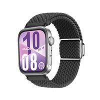 Correa de Nylon para Huawei Watch Fit 4 Broche Magnético Black Gris oscuro