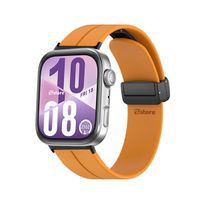 Correa Silicona Para Huawei Watch Fit 4 Broche Magnetico Black Papaya